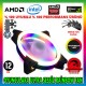 MasterFox Pro Seri Rainbow Ledli Sessiz 12cm 1200Rpm Kasa Fanı MasterFox Pro Seri Rainbow Ledli Sessiz 12cm 1200Rpm Kasa Fanı